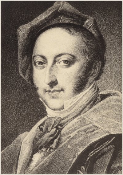 Portret Gioachina Rossiniego autorstwa Italian School