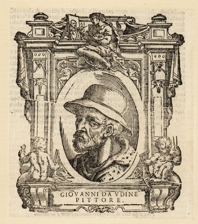 Portret Giovanniego Nanniego, włoskiego malarza i architekta urodzonego w Udine autorstwa Italian School