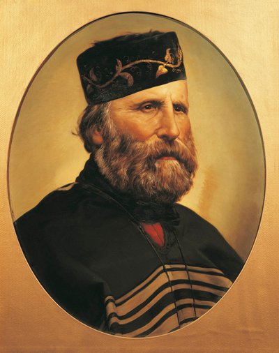 Portret Giuseppe Garibaldiego, ok. 1897 (olej na tekturze) autorstwa Italian School
