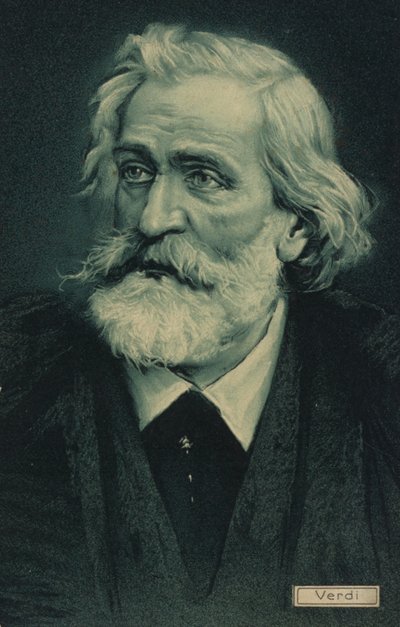 Portret Giuseppe Verdi autorstwa Italian School