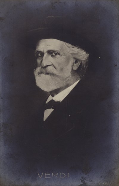 Portret Giuseppe Verdi autorstwa Italian School