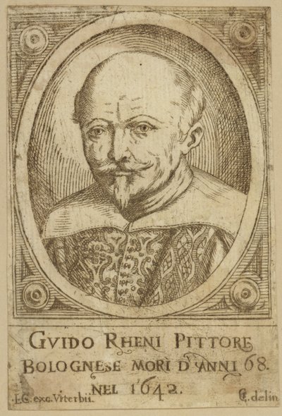Portret Guido Reni autorstwa Italian School