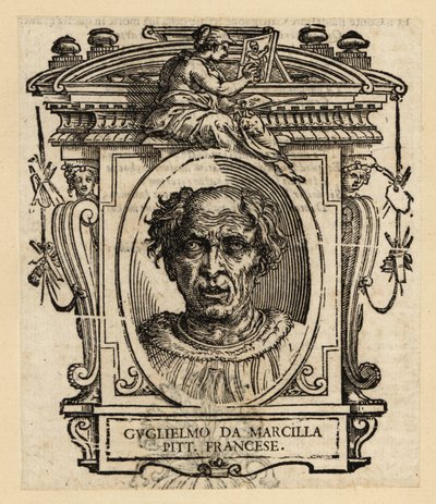 Portret Guillaume de Marcillat, francuskiego malarza i witrażysty, ok. 1470-1529 autorstwa Italian School