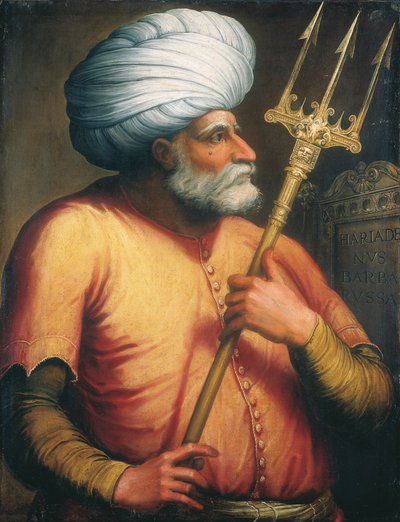 Portret Khaira ed-Dina, ok. 1550 autorstwa Italian School