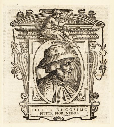 Portret Piero di Cosimo, włoskiego malarza renesansu z Florencji autorstwa Italian School