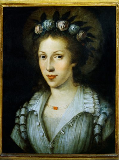 Portret św. Marii Magdaleny z Pazzi, św. Marii Magdaleny de Pazzi autorstwa Italian School