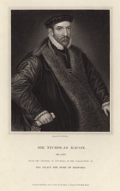 Portret Sir Nicholasa Bacona autorstwa Italian School