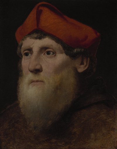 Portret brodatego prałata, ok. 1520-40 autorstwa Italian School
