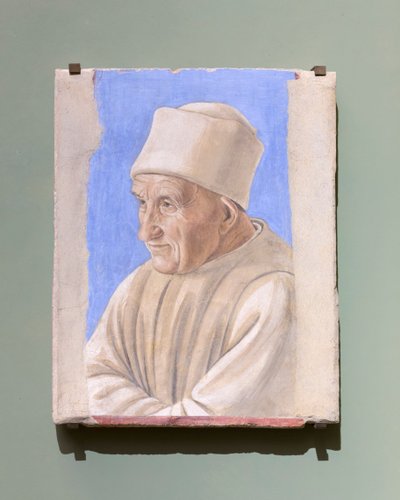 Портрет старика, полировка последней четверти 15 века. autorstwa Italian School