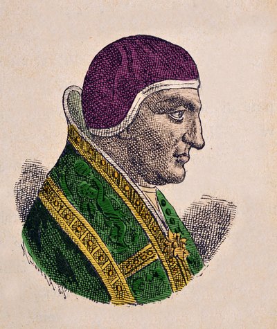 Portret papieża Agapeta II (946-955) autorstwa Italian School