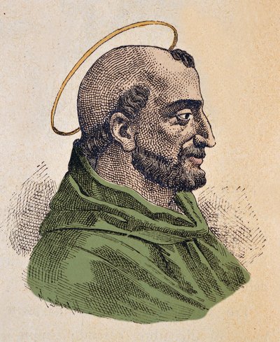 Portret papieża Aniceta (Anicetus lub Aniceto) (ok. 155-166) autorstwa Italian School