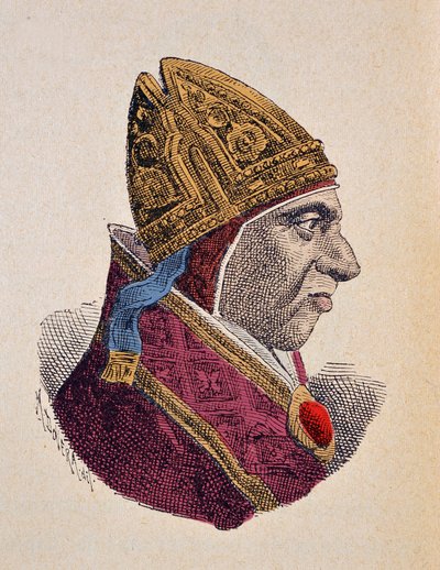 Portret papieża Kaliksta III (1455-1458) autorstwa Italian School