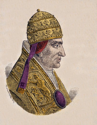 Portret papieża Klemensa II (Klementa lub Klemensa) (1046-1047) autorstwa Italian School