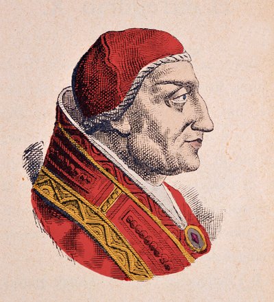 Portret papieża Klemensa IV autorstwa Italian School