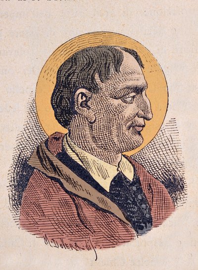 Portret papieża Corneille (Cornelius lub Cornelio) (251-253) autorstwa Italian School