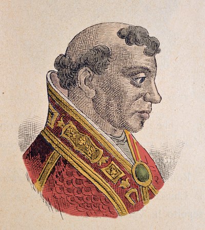 Portret papieża Formozy (Formoso, Formozus) (891-896) autorstwa Italian School