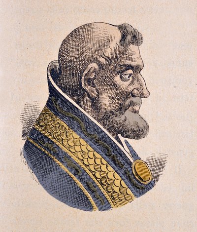 Portret papieża Honoriusza III (Onorio) (1213-1227) autorstwa Italian School
