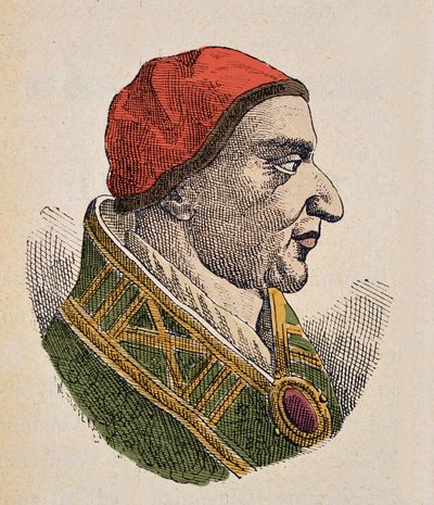 Portret papieża Jana III (Giovanni lub Ioannes) (561-574) autorstwa Italian School