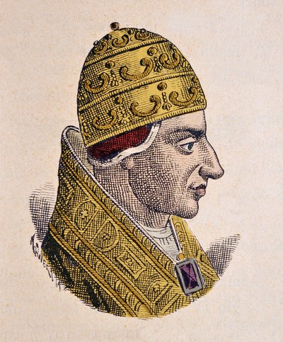 Portret papieża Jana XVII (Giovanni, Ioannes) (1003) autorstwa Italian School