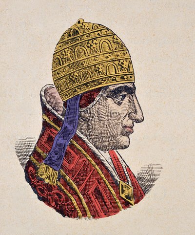 Portret papieża Jana XXII (Giovanni, Ioannes) (1316-1334) autorstwa Italian School