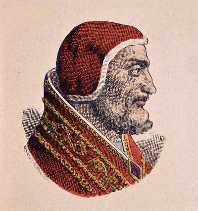 Portret Papieża Jana XXI (Giovanni, Ioannes) (1276-1277)) autorstwa Italian School