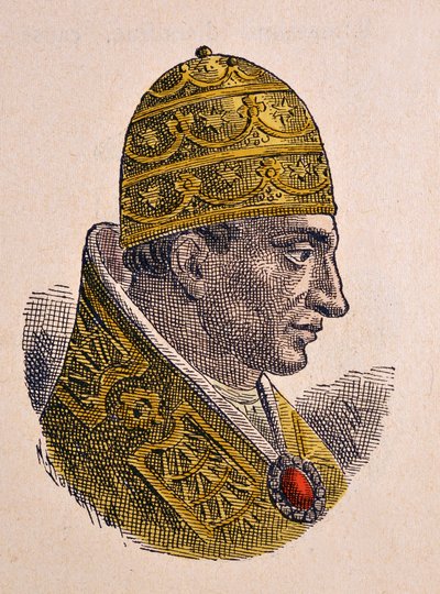 Portret papieża Jana X (Giovanni, Ioannes) (914-928) autorstwa Italian School