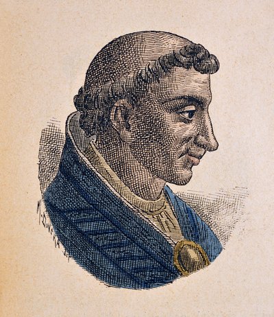 Portret papieża Leona V (Lew lub Leone) (903) autorstwa Italian School