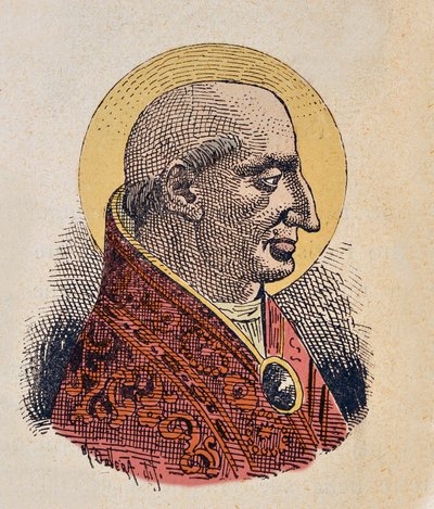 Portret papieża Lucjusza Iera (Lucio I) (253-254) autorstwa Italian School