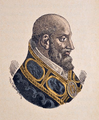 Portret papieża Marcela II (Marcellus lub Marcello) (1555) autorstwa Italian School
