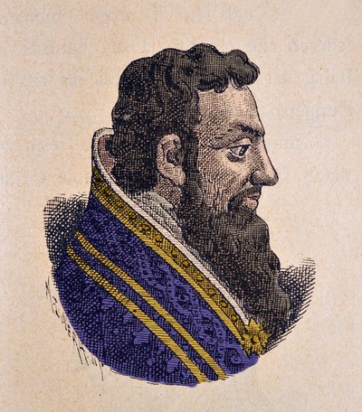 Portret papieża Marina II (Marinus, Marino) (942-946) autorstwa Italian School