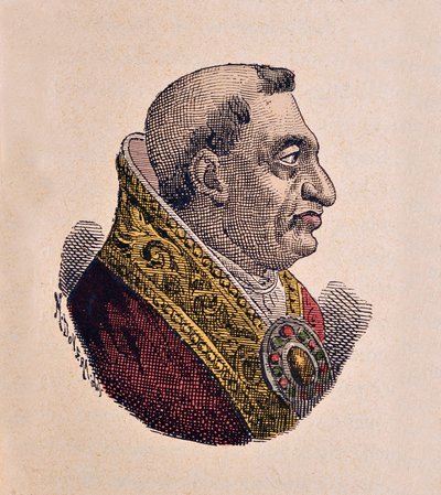 Portret papieża Pawła II (Paolo, Paulus) (1464-1471) autorstwa Italian School