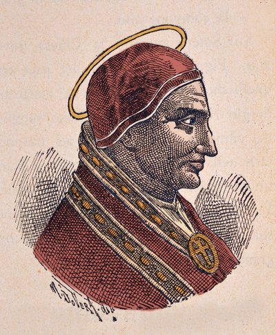 Portret papieża Sotera (ok. 166-175) autorstwa Italian School