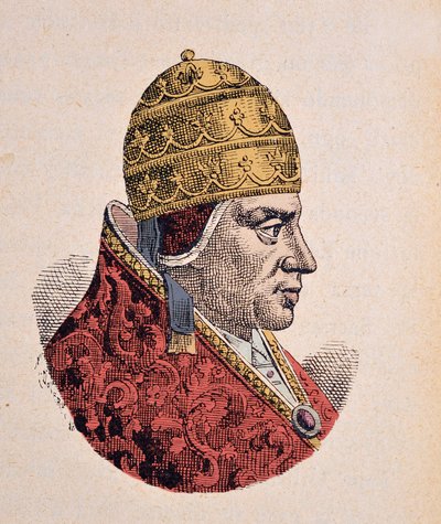 Portret papieża Urbaina VI (Urban lub Urbanus lub Urbano) (1378-1389) autorstwa Italian School