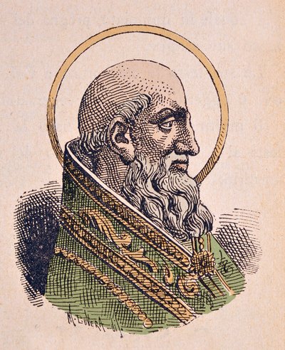 Portret Papieża Świętego Stefana I autorstwa Italian School