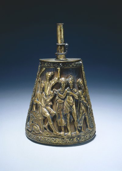 Proszek, ok. 1590 (złocony mosiądz na drewnie pokrytym tkaniną) autorstwa Italian School