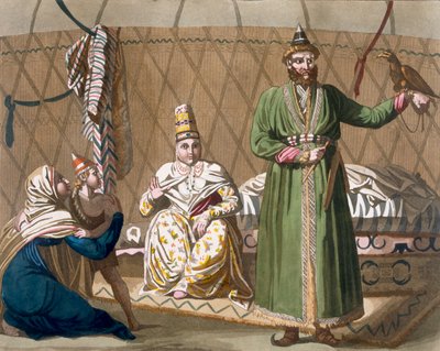 Książę i głowa państwa narodu kirgiskiego, ok. 1820-30s autorstwa Italian School