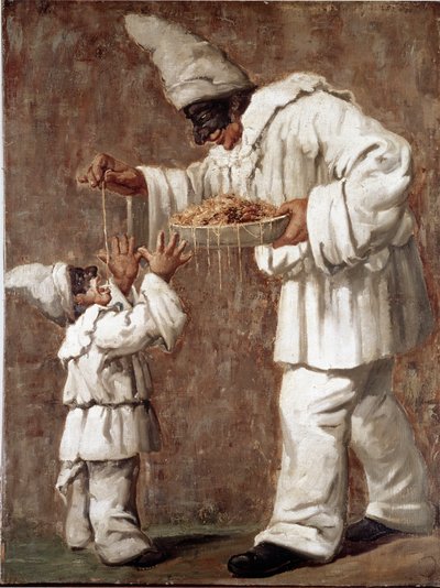 Pulcinella (polichinelle) Postać komedii dell