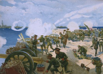 Rebelia w Wenecji, marzec 1848, ilustracja z albumu poświęconego historii Risorgimento wykonanego dla czekoladowego Talmone, koniec XIX wieku autorstwa Italian School