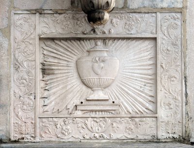 Reprezentacja Świętego Graala w katedrze w Mediolanie (Duomo di Milano) autorstwa Italian School