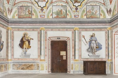 Pokój Jowisza i Merkurego: Apollo i Diana autorstwa Italian School