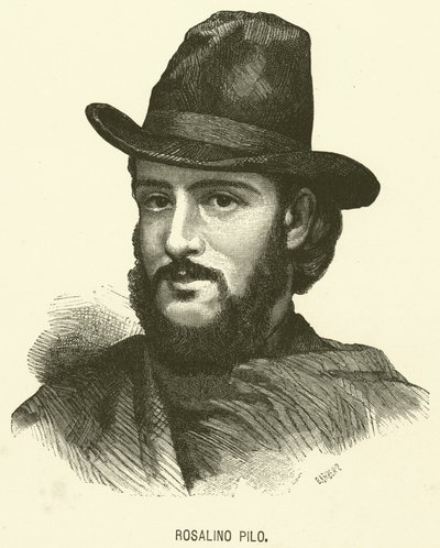 Rosalino Pilo (grawerowanie) autorstwa Italian School