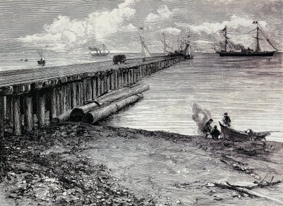 Kopalnia San Leon, pokład rudy dla Maddaleny, Grawerowanie, Sardynia, Włochy autorstwa Italian School