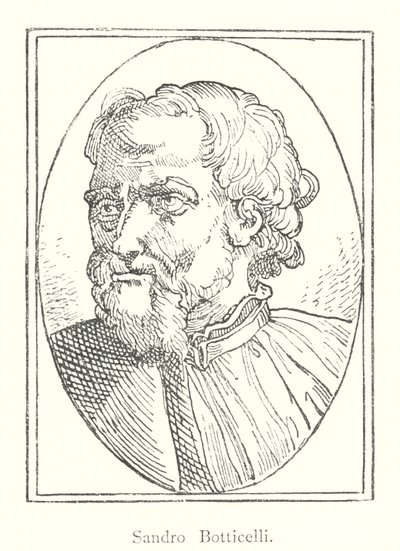 Sandro Botticelli (grawerunek) autorstwa Italian School