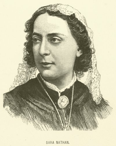 Sara Nathan (Grawerowanie) autorstwa Italian School
