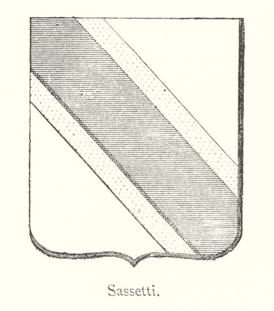 Sassetti (grawerowanie) autorstwa Italian School