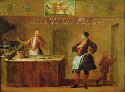 Znak Cechu Weneckich Cukierników (panel) autorstwa Italian School