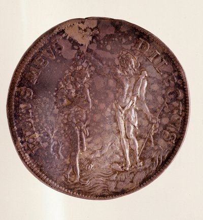 Srebrna piastra z Florencji za panowania Kosima III Medyceuszy (1642-1723) autorstwa Italian School