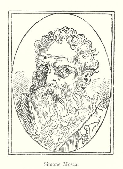 Simone Mosca (Grawerowanie) autorstwa Italian School