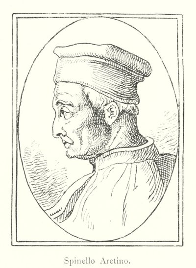 Spinello Aretino (grawerowanie) autorstwa Italian School