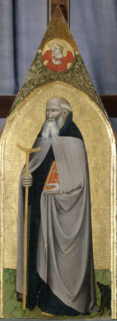 Św. Antoni opat, ok. 1360 (tempera na drewnie topoli) autorstwa Italian School